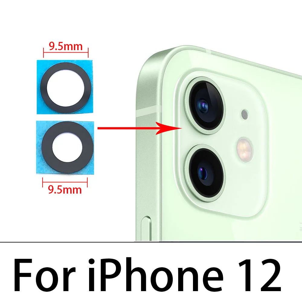 For Iphone 13 Back Rear Camera Glass Lens Replacement with glue Adhesive and Repair Tool 11 12 Pro Max | Мобильные телефоны и