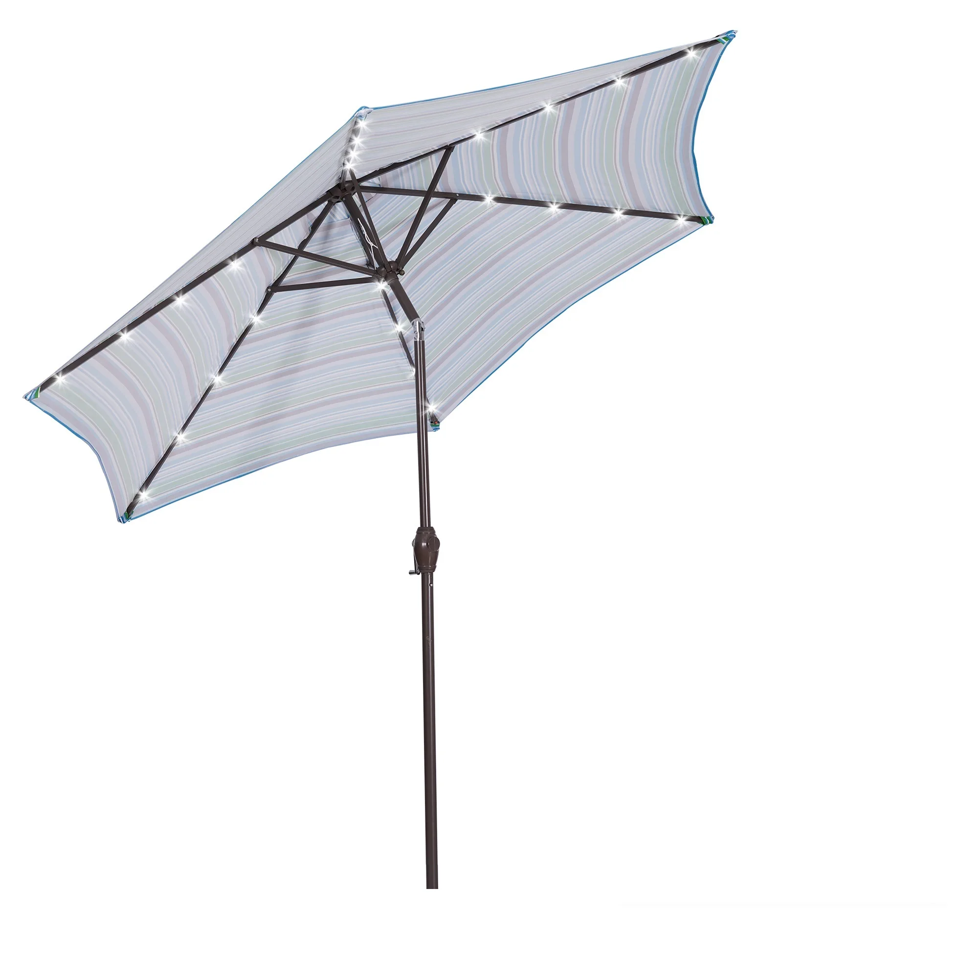 Paraguas de mesa de mercado para Patio al aire libre, sombrilla con bot&oacute;n de inclinaci&oacute;n y manivela, disponible en ee.uu.-0