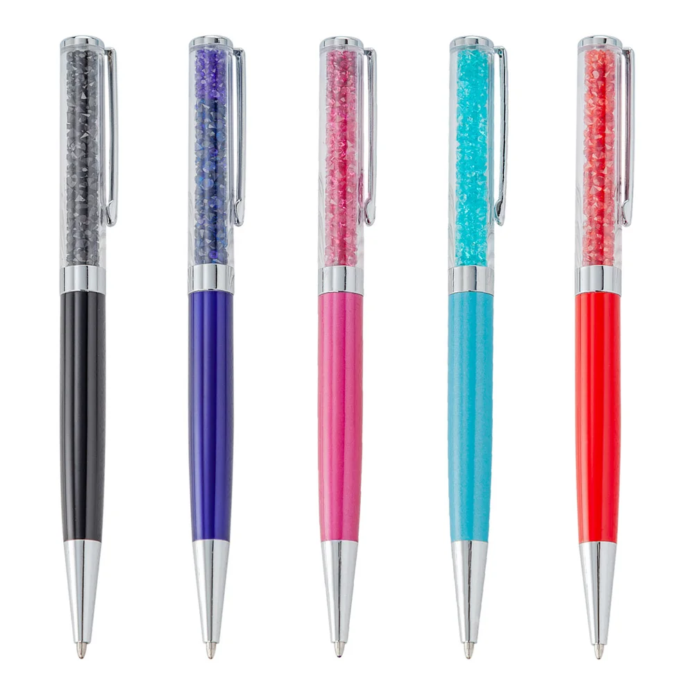 100 шт./лот Коммерческая металлическая шариковая ручка подарок канцелярские