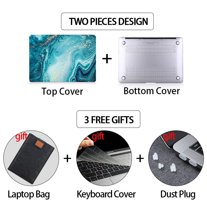Чехол MTT для ноутбука 2020 дюйма Macbook Air Pro чехол 11 12 13 15 16 дюймов air Funda a2179 a2289 a2251