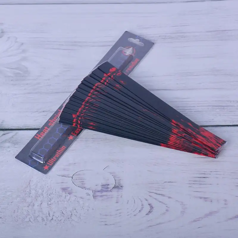 

15 шт. терм усадочная клей Стикеры DIY стрелка практичный стрелка череп с американским флагом Красная стрела общего Стикеры для стрельбы из лу...