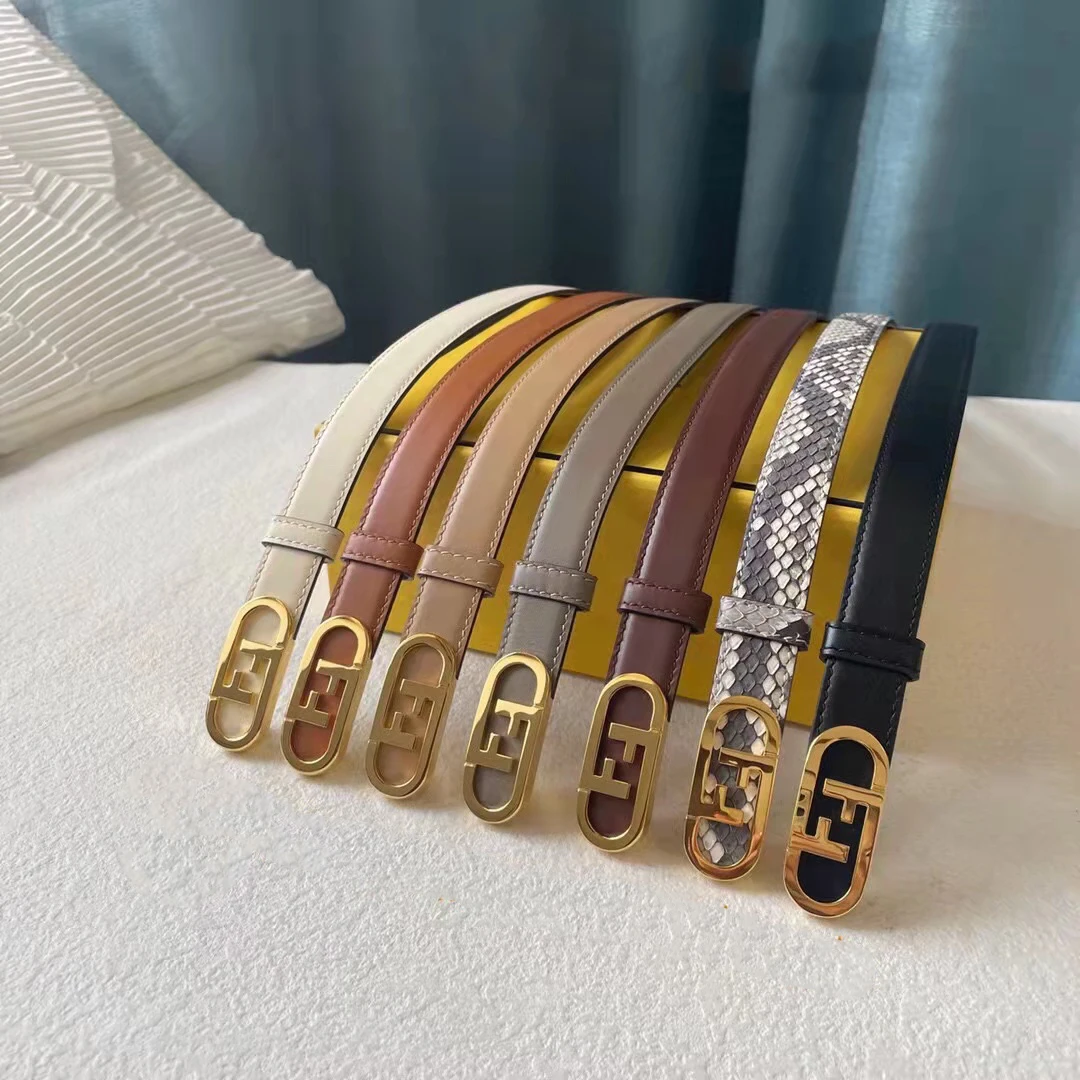 

2.0cm wide, classic and fashionable all-match cowhide leather Belts for women