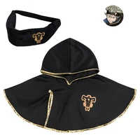 new anime black clover asta emperor logo cloak headband cosplay accessories head wear band props party emblem