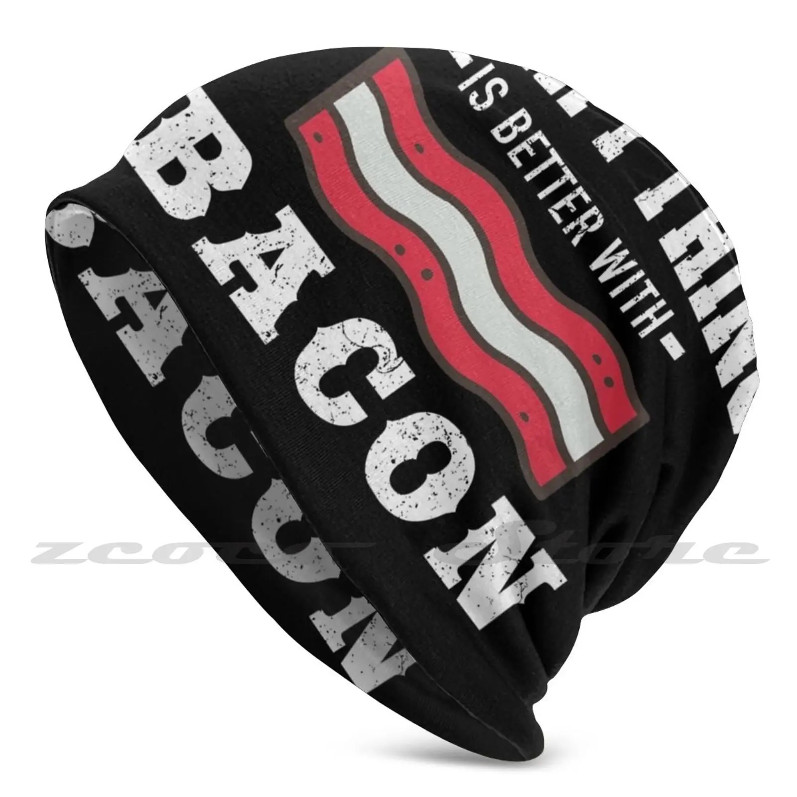 Вязаная шапка с беконом для взрослых и детей уличных видов спорта