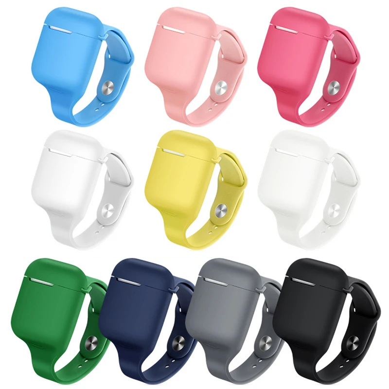 Ремешок на запястье для AirPods чехол спортивный ремешок Airpods 1/2 беспроводной