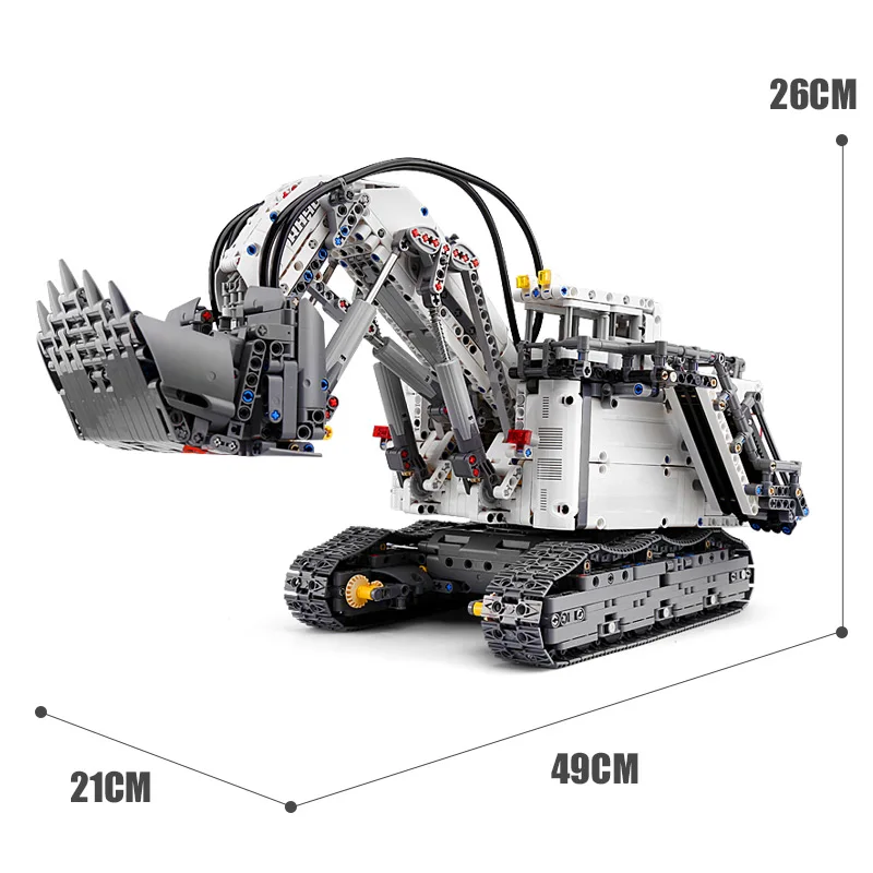 Технический пульт дистанционного управления Mould King 42100 для экскаватора Liebherrs R9800