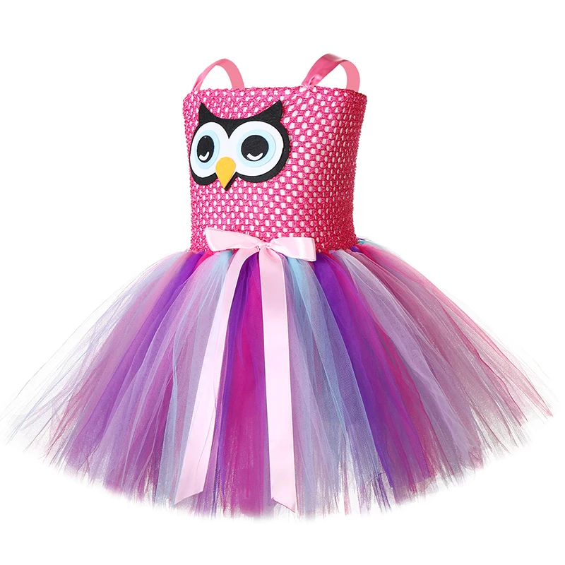 Костюмы на Хэллоуин для девочек Сова ролевая игра платье-пачка в стиле Ночной