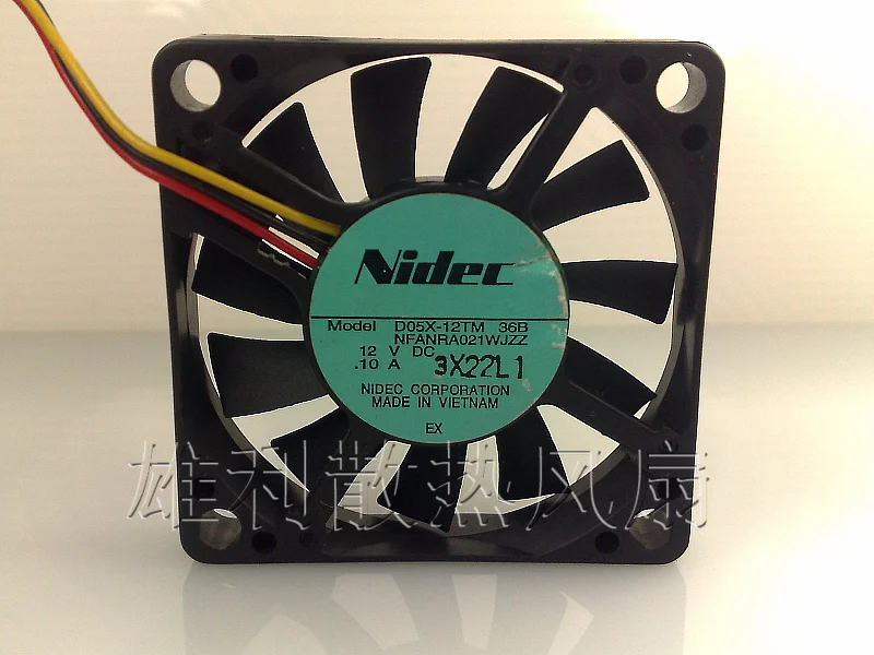 

Новый D05X-12TM 36B 12V 0.10A 5 см 5010 3 провода защиты электродвигателя Вентилятор охлаждения