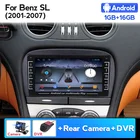 Автомобильный DVD-плеер, 4 ядра, Android IPS, для Mercedes Benz R230 SL SL500 2001-2007, мультимедийный плеер, FM-радио 1080P, видео, USB, Carplay BT
