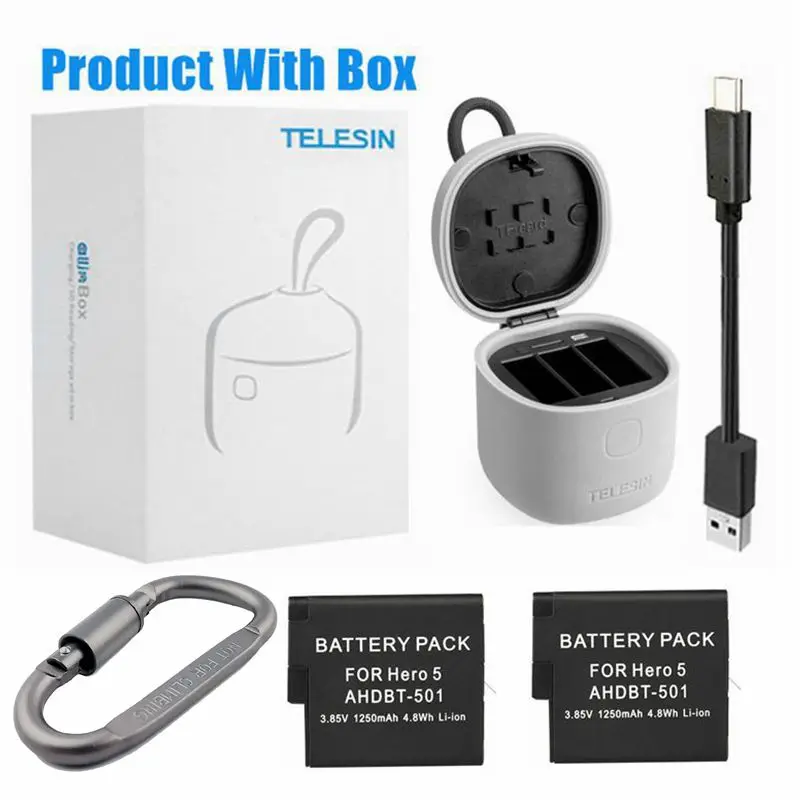 H Package USB 3,0 кард-ридер и аккумулятор и 3 порта зарядное устройство+ 3 шт 1250 мАч батарея для GoPro Hero 5 6 Hero 7 8 черный аксессуар - Цвет: H Package