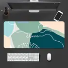 Kawaii коврики для письменного стола большой Morandi цветной милый коврик для мыши игровой Настольный коврик для геймеров водонепроницаемый для офисного компьютера коврик для клавиатуры