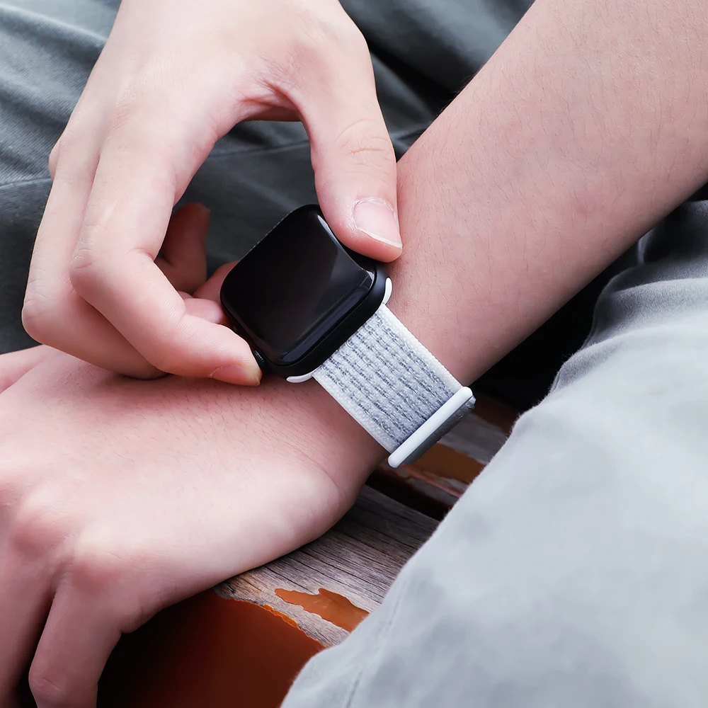 Нейлоновый ремешок для apple watch 44 мм/40 мм 4 5 iwatch 42 мм/38 мм 3 2 1 браслет красочные спортивные аксессуары для часов