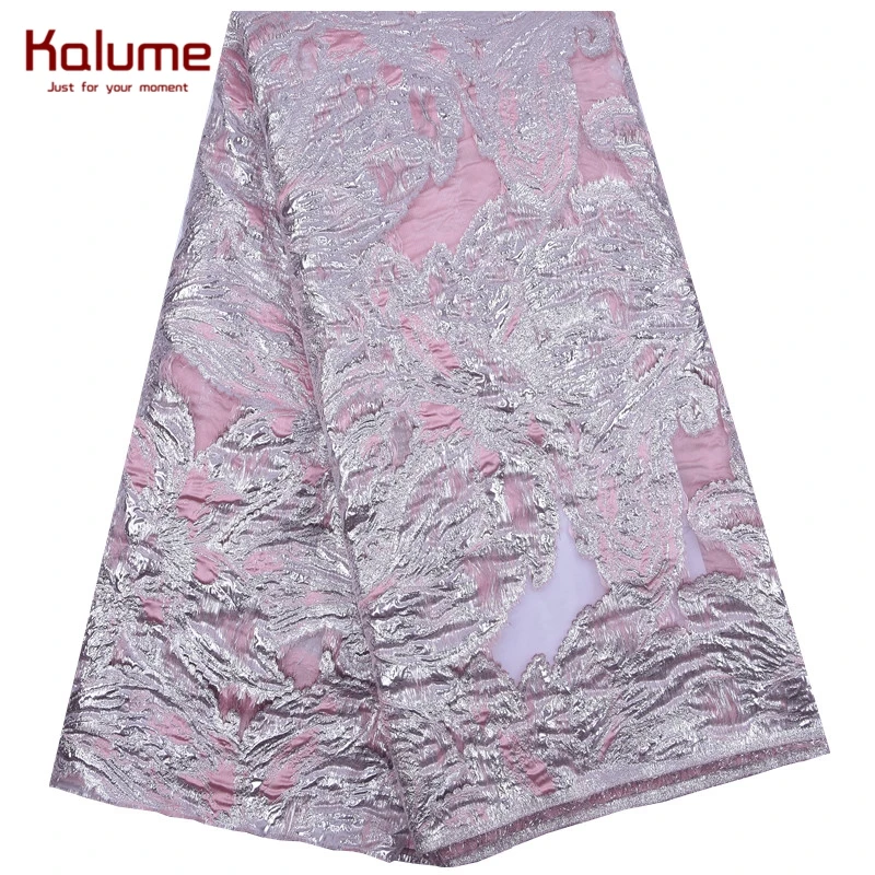 Kalume новейшая африканская позолоченная кружевная ткань с вышивкой французская