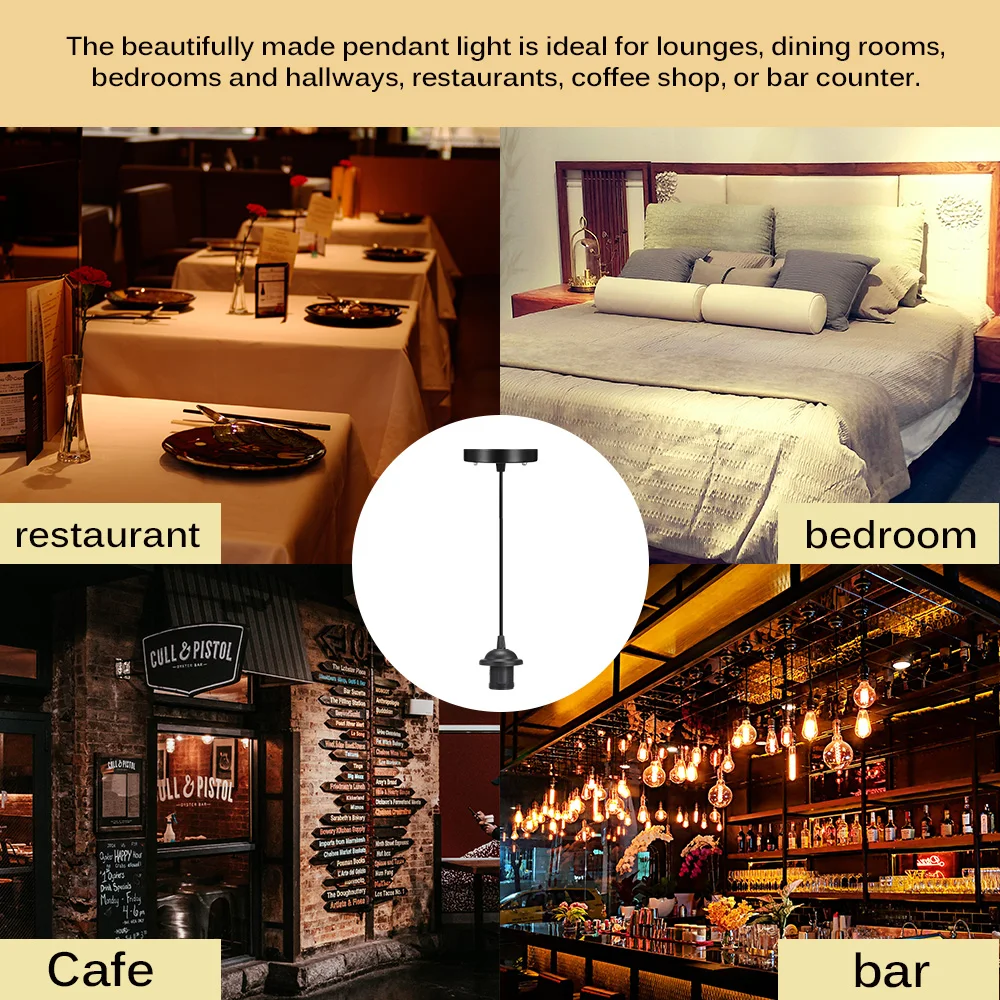 Black European Retro Bar Restaurant Simple Small Chandelier Coffee Shop Counter Light | Лампы и освещение