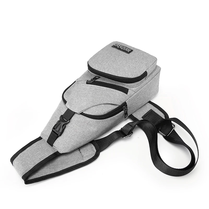 Мужские дорожные нагрудные сумки для мужчин, зарядка через usb, разъем для наушников, дизайнерская сумка-мессенджер, Оксфорд, сумка через плечо, диагональная посылка, для путешествий