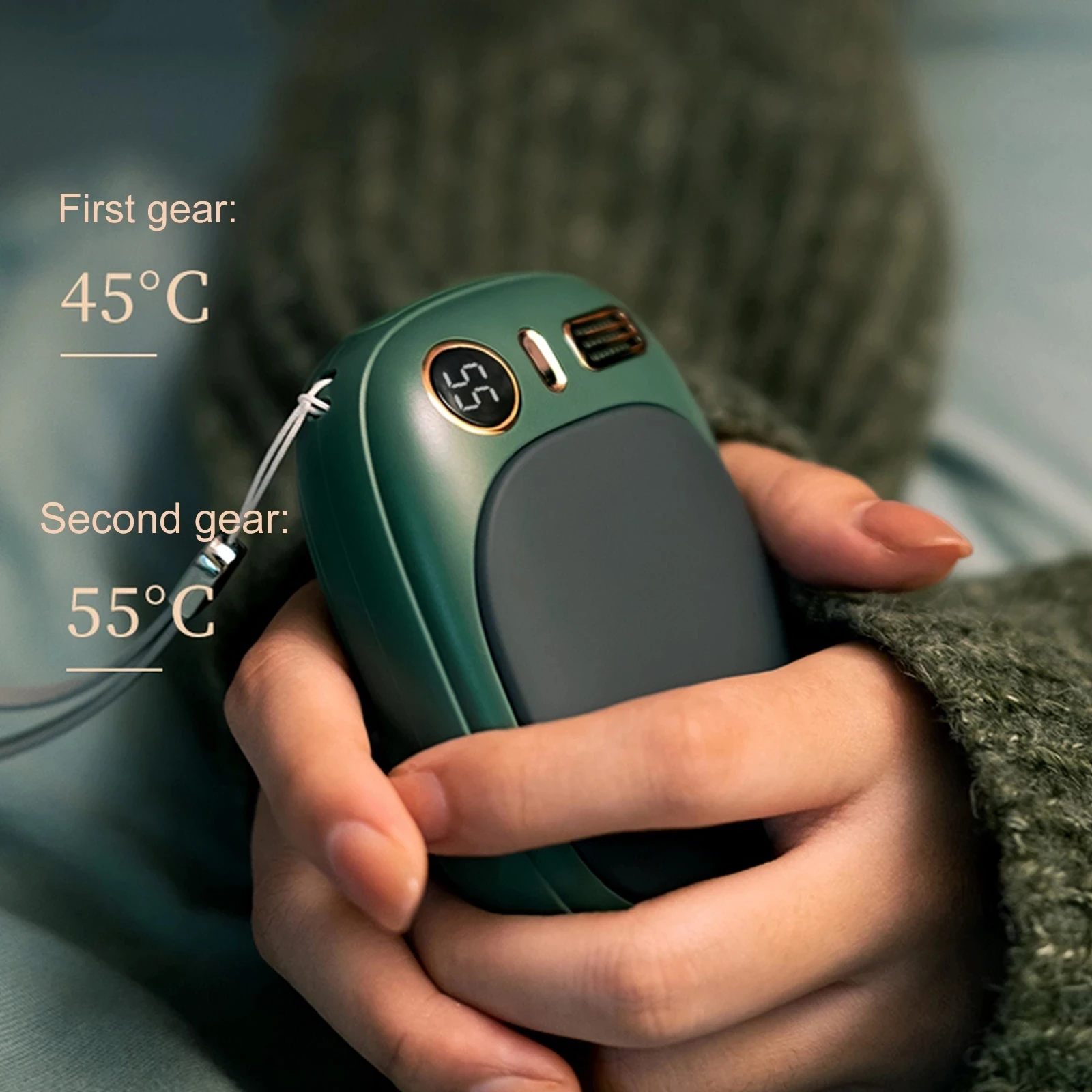 5000mAh USB Electric Hand Warmer Winter Mini Rechargeable Heater Household Outdoor Travel Warming Tool уличный обогреватель
