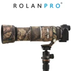 Линзы ROLANPRO камуфляжный чехол от дождя для объектива Canon RF100-500mm F4.5-7.1 L IS USM, нейлоновый водонепроницаемый чехол для объектива