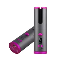 Cordless Automatic Hair Curler USB Rechargeable Auto Curling Iron for Curls Waves LCD Display Ceramic Curly Hair Styling Tools44