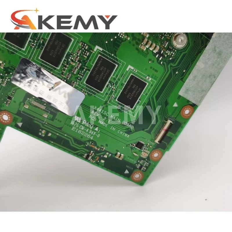 

Akemy X441SC Laptop motherboard For Asus X441SC X441S F441S A441S mainboard W/ N3050 N3060 2G-RAM GT810M-GPU
