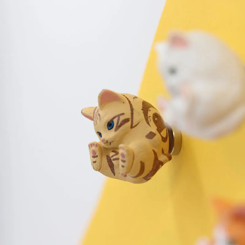 25mm cat cute animal fridge maget home decoration magnetic sticker kids like mini gift PVC strong magnet paste paper fixer |