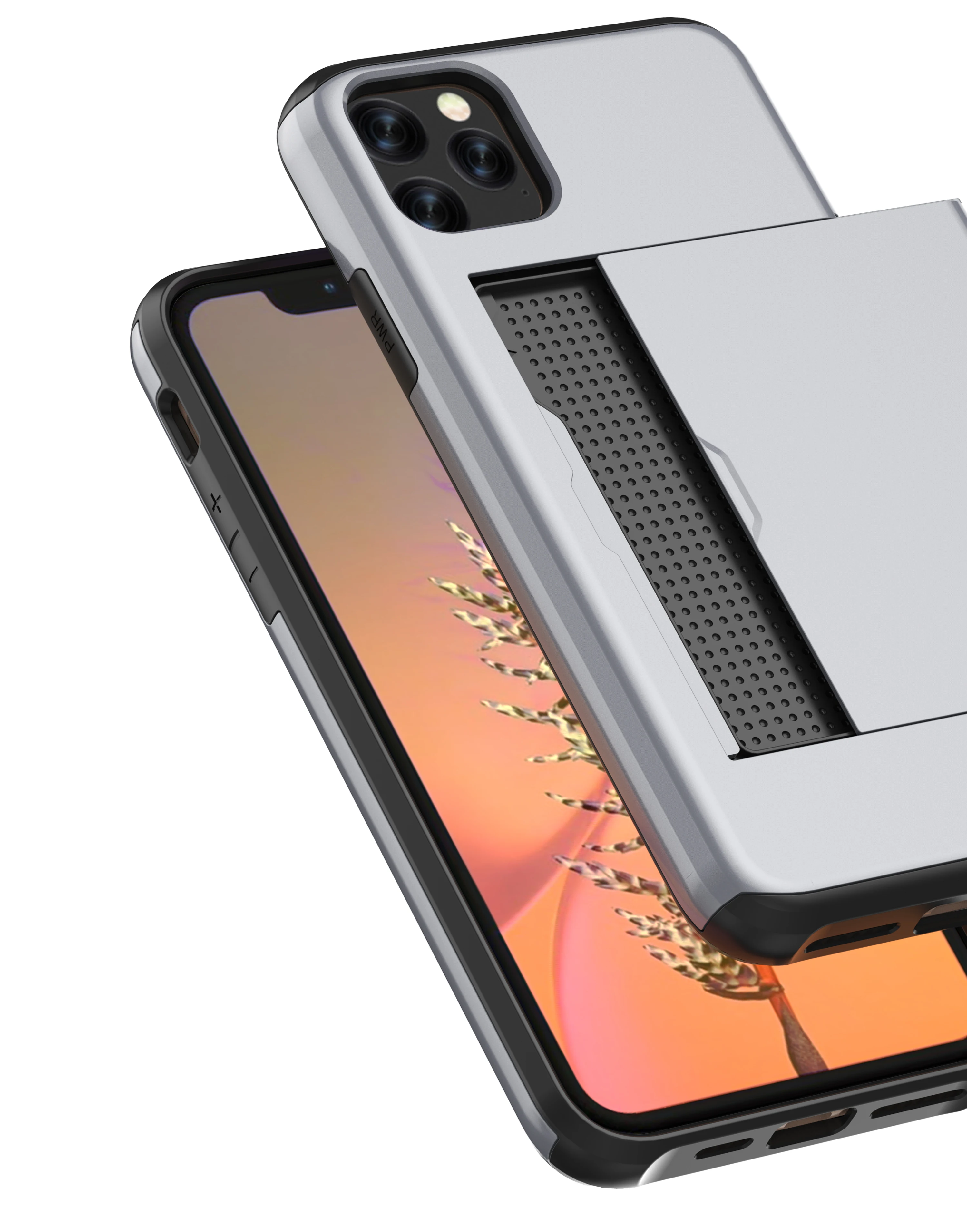 for iphone 11 pro max cover uyfrate hybrid card slot holder armor case for iphone 11 pro max 11 6 1 xs max xr x 8 7 6 plus 5 se free global shipping