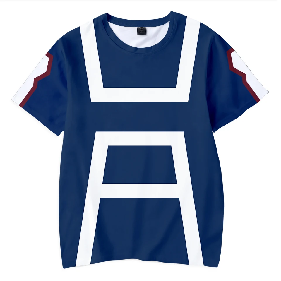 Детские футболки с 3D принтом моя геройская академия модные весенне летние