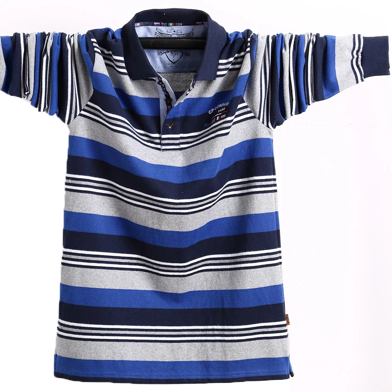 Рубашка-поло мужская с воротником-стойкой хлопок топ отворотом вышивка