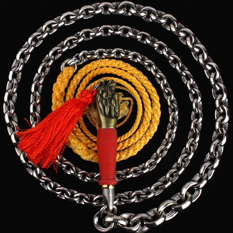 Кнут в виде единорога из нержавеющей стали с накидкой для бодибилдинга среднего