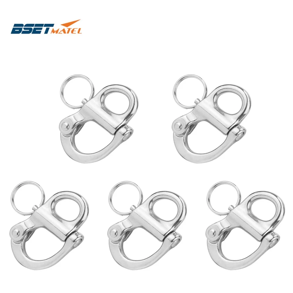 

5 шт., Парусная Скоба из нержавеющей стали с фиксированным замком, 316