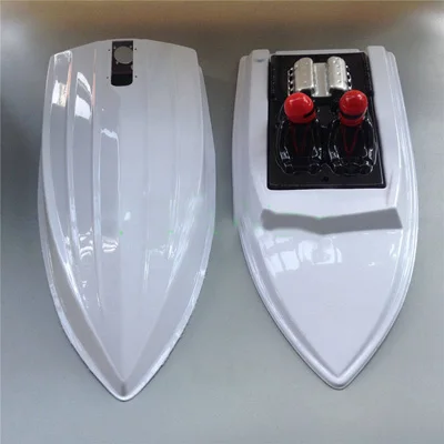 only white hull Diy части RC скоростной корпус лодки с комплектом питания полный привод комплект 390 мотор+ струйные насосы+ 9 г сервопривод+ 2,4 г контроллер+ 160A ESC+ Толкатель+ кулер - Цвет: only white hull