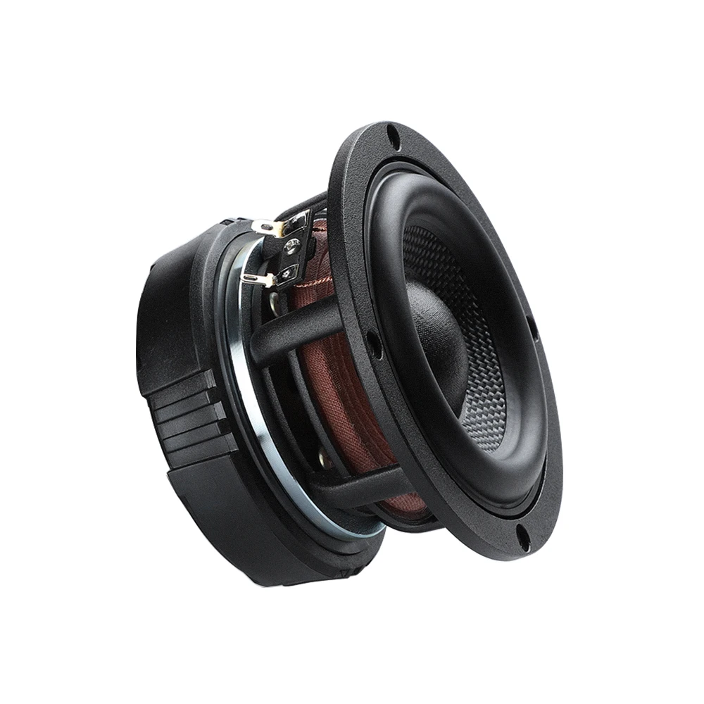 AIYIMA 4.5-дюймовый сабвуфер динамик аудио с алюминиевым конусом рамки, 4 Ом, 50 Вт, 30 ядер, стекловолоконный резиновый край, динамик наружного громкоговорителя.