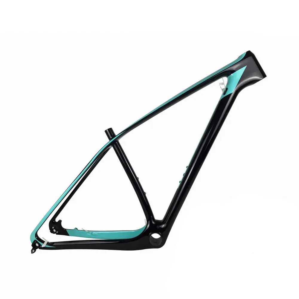 Spcycle 29er 27,5 er карбоновая MTB рама 650B T1000 полная рама карбоновая для горного велосипеда 142*12 через ось или 135*9 мм QR велосипедная Рама - Цвет: Celeste
