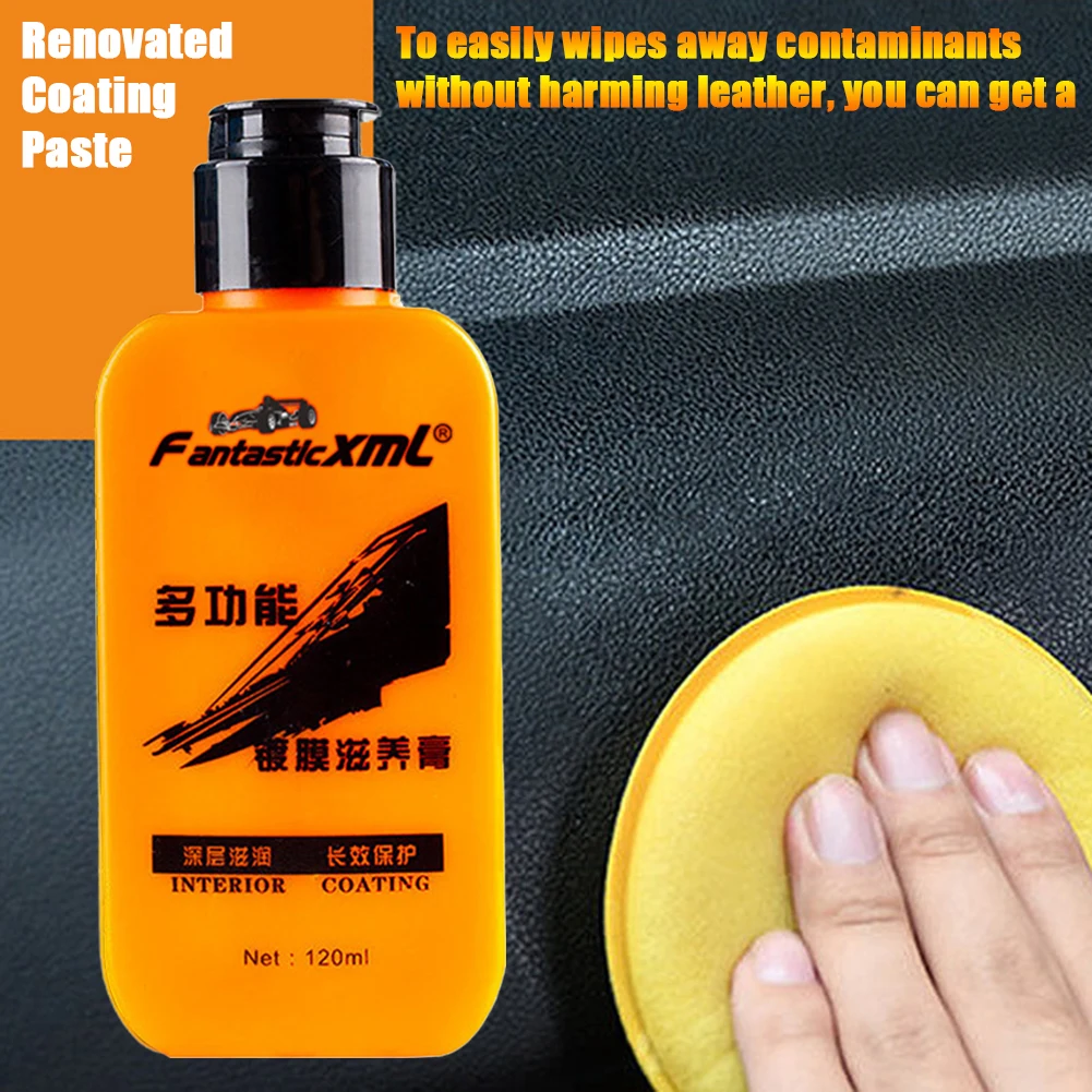 

Car Interior Cleaning Foam Leather Dashboard Home Sofa Stains Dust Remover Seat Leather Care Auto Detailing for Coat Sofa