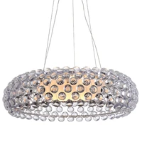 clear crystal sweat beads chandelier living room ceiling pendant light dining room hanging lamp bedroom storefront lamp european