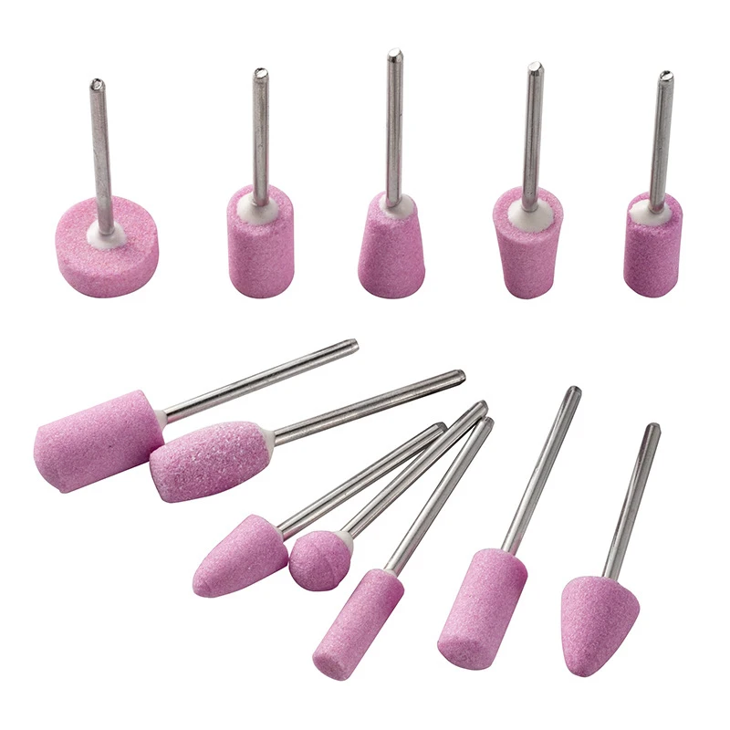 Sanding File Tools Quartz Electric Nail Drill Machine Multiple Size Stainless steel Grinding for Design 12 Pcs/Bag | Красота и
