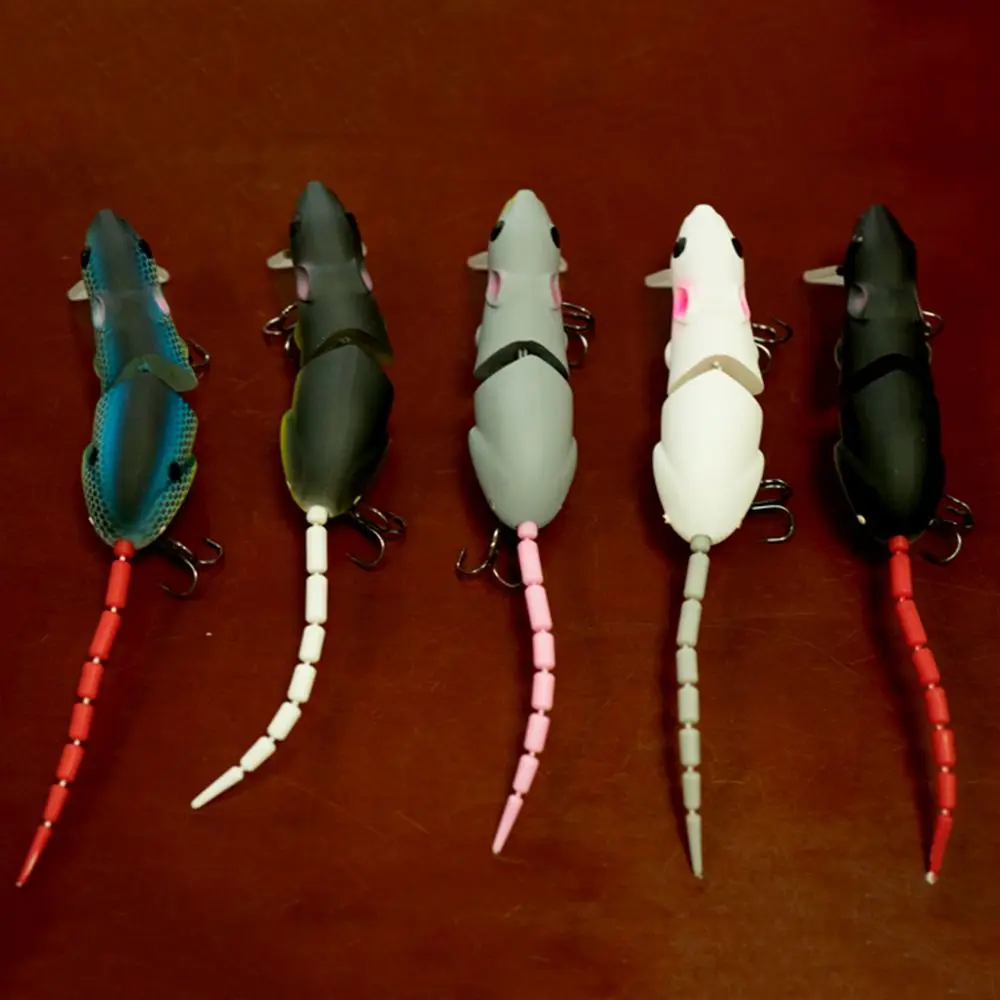 Искусственная мышь рыболовная приманка крыса свимбейт с крючком для щуки окуня