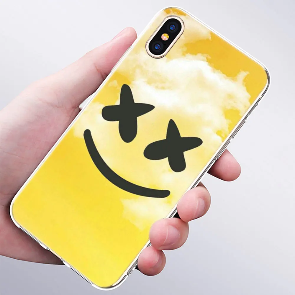 012 Роскошный мягкий силиконовый чехол для телефона DJ marshmallow для Apple iPhone 11 Pro XS Max X XR 6 6S 7 8 Plus 5 5S SE Модный чехол - Цвет: 012
