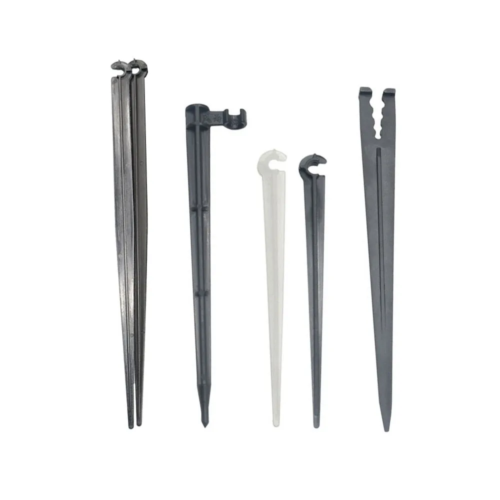

Garden Hose Holder 4/7 3/5 Bracket 1/8 1/4 Inch Drip Irrigation Hose "C" Shape Fixed Stems Water Pipe Adapter 20 Pcs