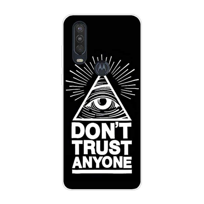 15 Для Motorola One Action чехол 6,3 ''мультяшная мягкая ТПУ Силиконовая задняя крышка для MOTO One Action OneAction чехол для телефона funda One Vision - Цвет: 15
