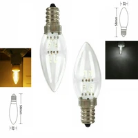 led candelabra light bulb e12 4leds candle lamp chandelier light 10w equivalent lamps warmcold white home lights ac 110v 220v