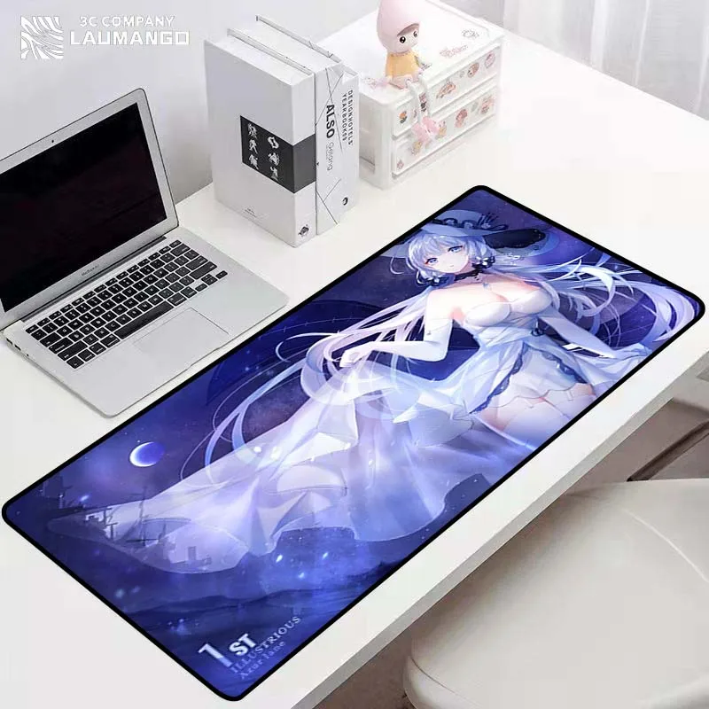 

Azur Lane Large Deskmat Xxl Mouse Pad Kawaii Desk Mat Pc Gaming Accessories Stitch Gamer Keyboard Mousepad Carpet Mats Anime Big