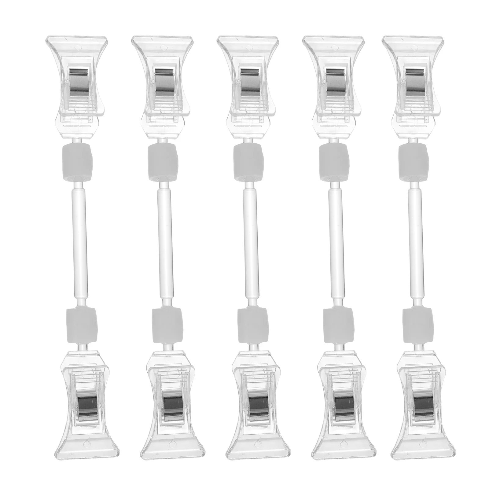 

5Pcs Price Tag Clips Durable Sign Clamps Mall Price Label Holders