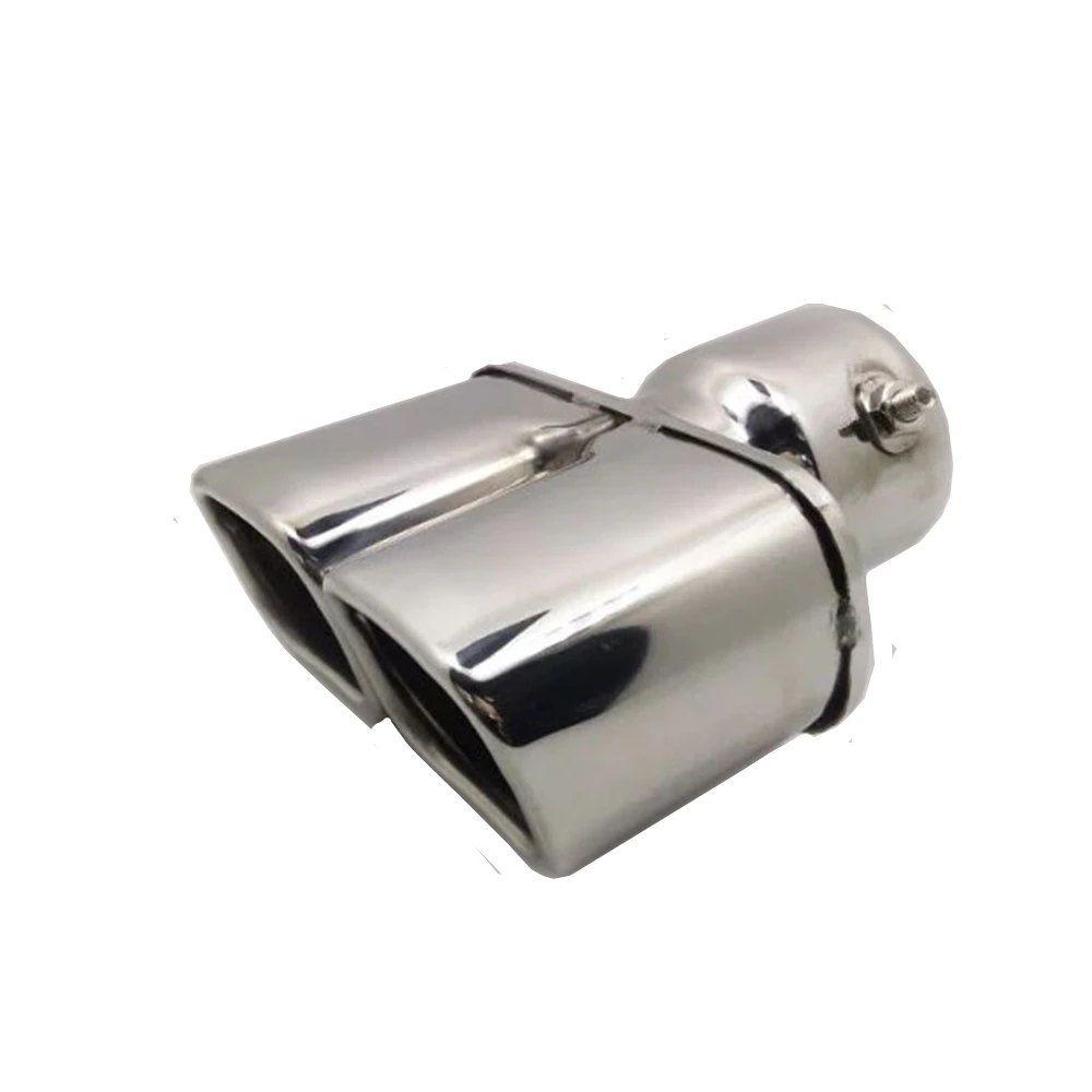 Car Protection Stainless Steel Cover Muffler Pipe Outlet Dedicate Exhaust Tip Tail 1pcs For Renault Kadjar 2016 2017 2018 2019 | Автомобили