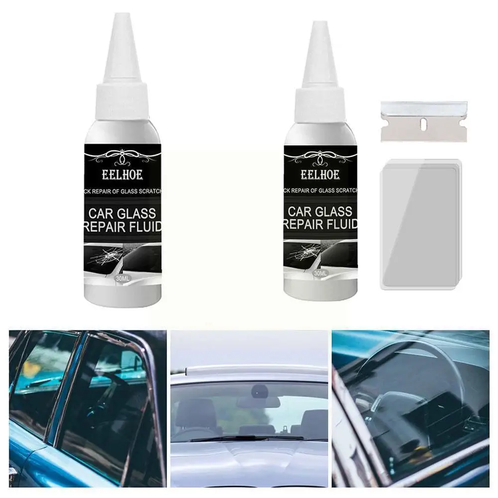 

1 Set Car Windshield Repair Tool DIY For Car Window Winscreen Crack Glass Glue Tool Scratch Glass Auto Repair Curing Restor R8G9