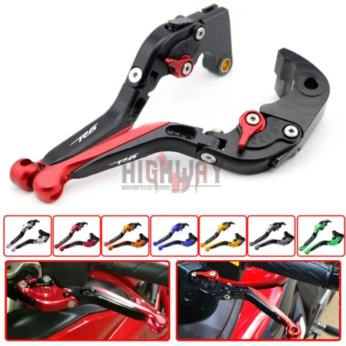 

Motorcycle CNC Accessories Adjustable Folding Extendable Brake Clutch Levers for YAMAHA YZF R6S CANADA 2007-2009 2008