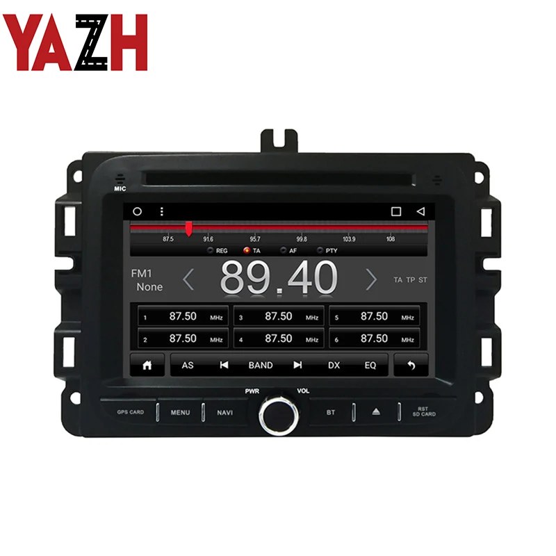 YAZH Android 1 Din автомобильный dvd-плеер для Jeep Renegade 2017 PIP Bluetooth Радио Навигация 1080*600 IPS TFT