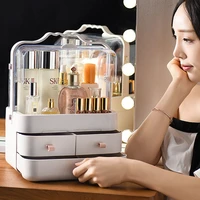 women bathroom cosmetics storage box waterproof dustproof bathroom large makeup organizer skin care jewelry storage drawer