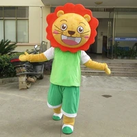 hot selling foam adult lovely cartoon big lion mascot costume fancy dress stage performance party costumes for sale adult size