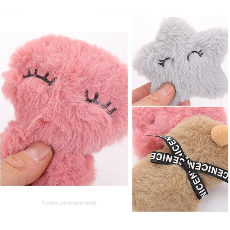 for Dogs Squeak Chew Dog Toys Sound Artificial Fur Stars Rabbit Cat Fleece Pet Funny Plush All Pets Teething Toy |