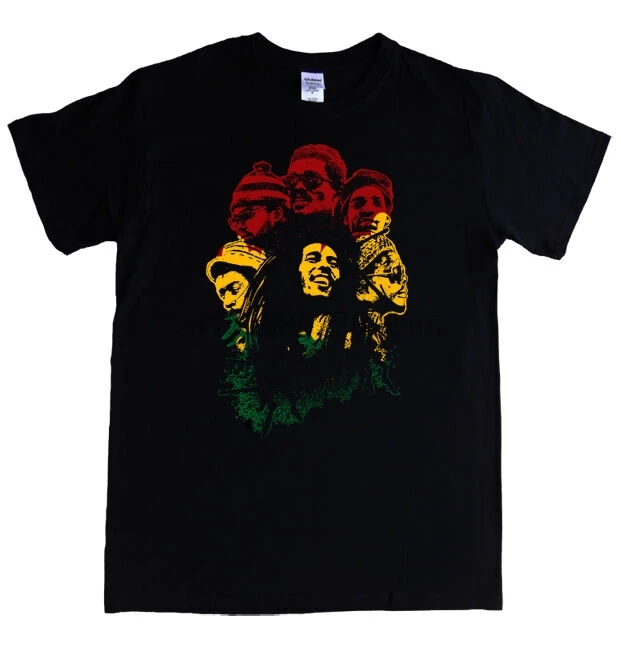 BOB MARLEY WAILERS S - 5XL футболка раста флаг для мужчин и женщин детская регги Ямайка |